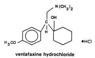 EFFEXOR (venlafaxine) Structural Formula Illustration